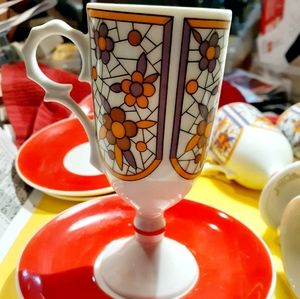 Da Vinci demitasse set vintage